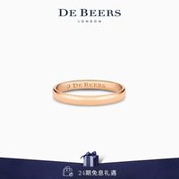 DE BEERS Wide Court 18K玫瑰金戒指 规格46 J1BF02XXXK