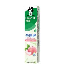 好来 原黑人牙膏初萃茶亮白桃荔枝味含氟清新口气官方正品