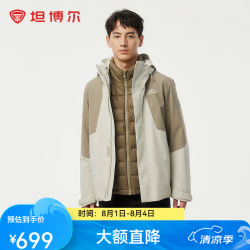 坦博尔 TEF560365D 三合一连帽羽绒服 绿野仙踪 XS