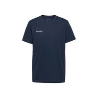MAMMUT 男士有机棉短袖T恤 轻量透气 黑色 Large