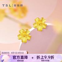 谢瑞麟 YM352 花朵足金耳钉 0.75g