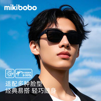 mikibobo 墨镜 韩版太阳镜 防UV400 驾驶骑行旅游必备男女通用 2025款 C4038成人款-黑框黑灰片