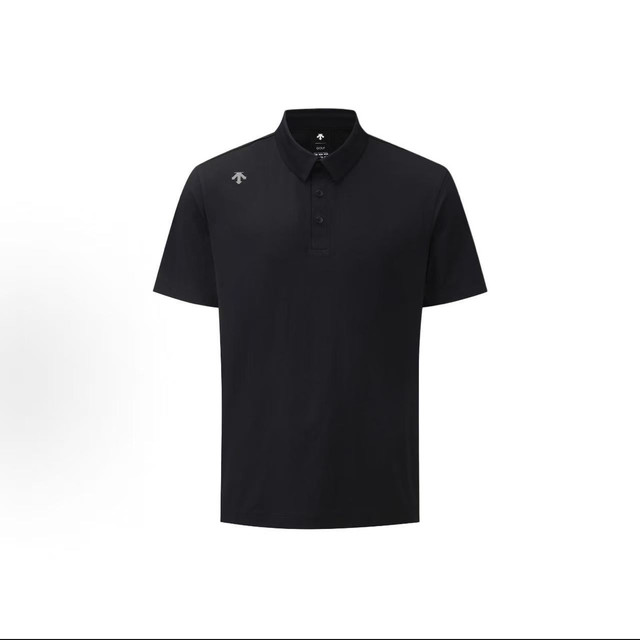 迪桑特 GOLF纽扣Logo短袖POLO衫 男女同款速干