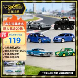 Hot Wheels 男孩赛车玩具合金藏家挚爱两辆装