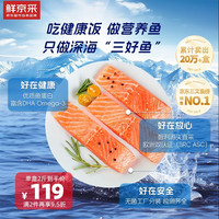 鲜京采 鲜 精选智利进口三文鱼 500g