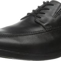 Clarks 男式 Tilden Walk 牛津鞋 Black Leather 41 EU