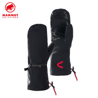 MAMMUT Shell男女同款户外登山防风速干耐磨手套 1190-00030 黑色10