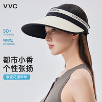 VVC 防紫外线透气 月白 宽带 遮阳帽