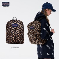 JANSPORT 印花集合女书包男高中双肩背包轻便户外通勤电脑包