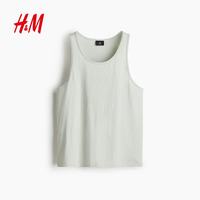 H&M 1288283 标准版型 浅绿松石色 S 男士背心