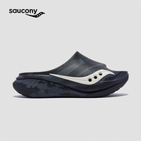 saucony CRADLE摇篮3男女款运动拖鞋户外沙滩鞋外穿凉拖鞋 灰白 38