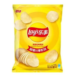 乐事 薯片 原味 135g