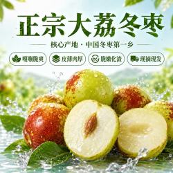 京觅 陕西大荔冬枣 单果12g+ 净重3斤