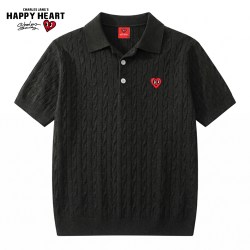 CHARLES JANG'S HAPPY HEART 男女短袖POLO衫 JTCH250731253