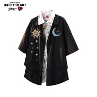 移动端：CHARLES JANG'S HAPPY HEART 男士短袖衬衫 ZJTCH551915