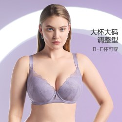 Comfit 舒适女大胸显小蕾丝性感薄杯文胸 CB00172