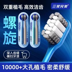 SANXIAO 完美 中硬毛牙刷 2支