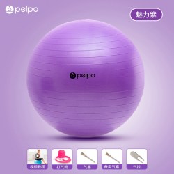 pelpo 磨砂防滑瑜伽球 魅力紫 55cm 球