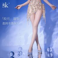 SK 洙光皎月 女士超薄无缝裆连裤袜 马油丝袜