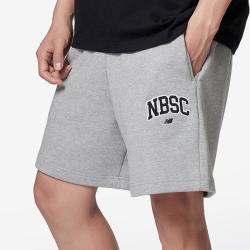 new balance NB官方夏季男士潮流百搭运动休闲针织短裤AMS42318