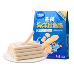 小鹿蓝蓝 双DHA营养 0添加减钠不减鲜 金装鳕鱼肠/100g