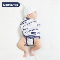 DOMIAMIA 防惊跳包裹式睡袋 纯棉 初生 52cm