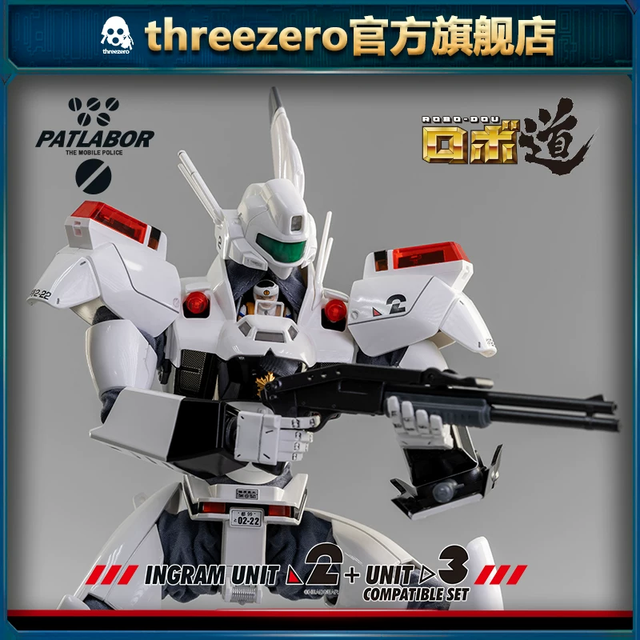 2026ChinaJoy：threezero ROBO-DOU系列 机动警察 英格拉姆2+3号机套装 可动模型