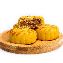 长福祥 中秋节传统糕点 神池晋式手工老月饼 300g 5枚