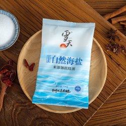 雪天 未加碘 自然海盐 320g*5袋