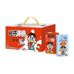 旺旺 旺仔牛奶+O泡果奶组合装 125ml*16盒（原味125ml*12盒+O泡果奶125ml*4盒）