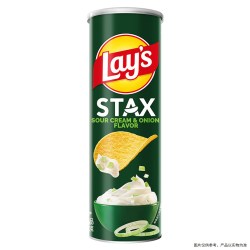 乐事 STAX系列罐装薯片酸奶油洋葱味90gx1罐