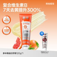 参半 维生素B牙膏美白牙齿清新口气呵护牙龈抗敏感