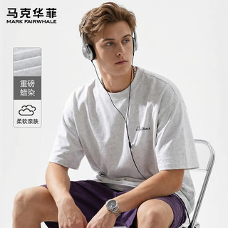 马克华菲 JMK反差字 重磅棉 卡其色 XL 男士T恤