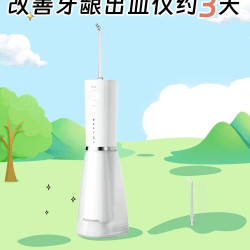 Panasonic 冲牙器洗牙器超声波家用正畸专用电动水牙线小白塔2.0EW1520