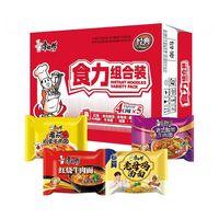 88VIP：康师傅 红烧牛肉+酸菜+番茄+老母鸡方便面 104*20袋