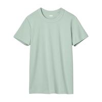 优衣库 女装圆领短袖T恤 草绿色 2XL