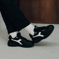 diadora 男女鞋低帮休闲鞋板鞋经典运动鞋 B.Action 黑/白N3865
