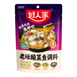 好人家 老坛酸菜 酸菜鱼调料 老坛酸菜鱼调料350g