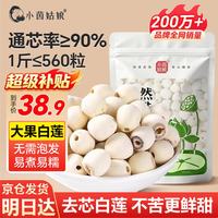 小茵姑娘 湘莲500g 湘潭去芯磨皮通芯白莲子干货 银耳百合莲子四神汤食材 去芯莲子500g