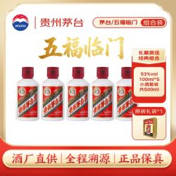 茅台 飞天 53%vol 酱香型白酒 100ml*5瓶