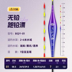 鱼栖林 青鱼大师 无铅漂 青鱼大师无铅漂 吃铅量1.3g