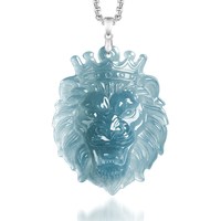 翠莹福天然A货蓝翡翠蓝水立体狮子王吊坠冰种玉石吊坠嘻哈D140