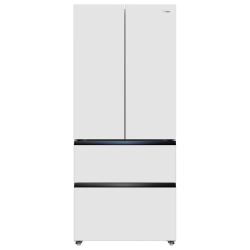 美的 小冰狗系列 MR-530WUFPZE 风冷法式门冰箱 502L 流光白