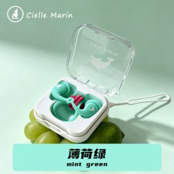 ciellemarin新款游泳防水专业游泳软硅胶海豚鱼尾鼻夹耳塞