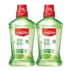 高露洁 茉莉绿茶漱口水清新口气清洁口腔减少口腔细菌滋生