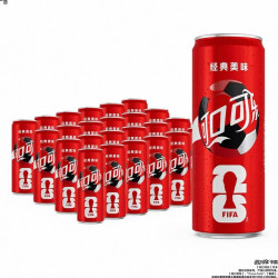 可口可乐 碳酸饮料经典摩登罐汽水 330ml*24罐