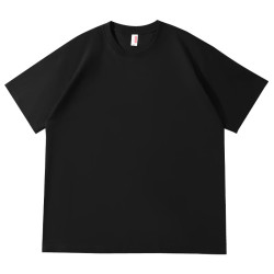 凡客诚品 全棉圆领短袖T恤 黑色 3XL