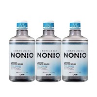 狮王 日本LION狮王NONIO漱口水600ml*3瓶持久清新薄荷味温和