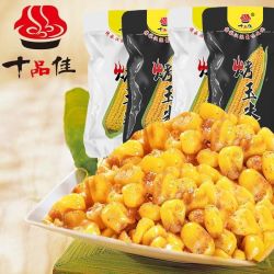 十品佳 烤玉米粒 原味烧烤味10包 独立小包休闲食品即食网红零食