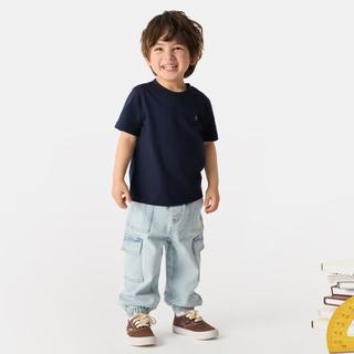 Gap 894386 小熊刺绣 海军蓝 110cm 儿童短袖T恤